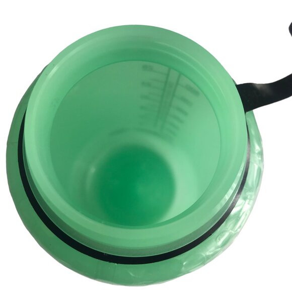 New Green Plastic NALGENE Water Bottle. Black Screw Top Lid. Eagle Design. - Picture 7 of 13